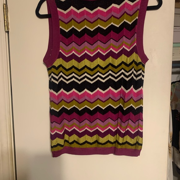 Missoni for Target Women’s Size M Chevron Pattern Tank Top/Vest - Picture 3 of 8